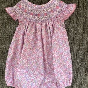 Baby Girl Smocked Bubble